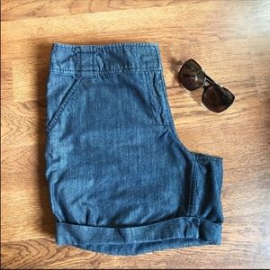 New York & Company blue jean shorts